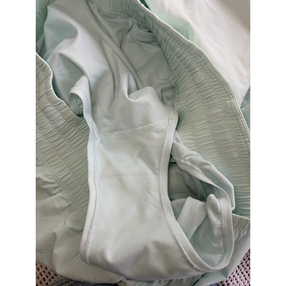 NEW Lululemon Track That High-Rise Lined Short 3" Large Mint Green LW7DENS - Picture 6 of 6